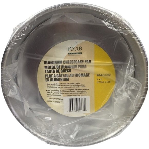 3" X 2" Aluminum Mini Cheesecake Pan With Removable Bottom